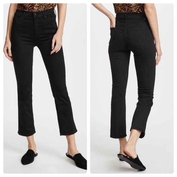 mother insider crop black